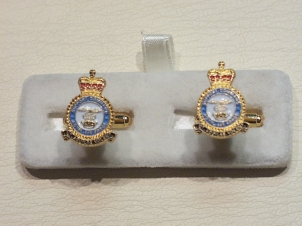 RAF Support Command enamelled cufflinks - Click Image to Close
